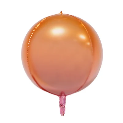 red gradient 1 шт Многоцветный магический градиентный алюминиевый пленочный шар для свадебного украшения, украшения для дня рождения, подарки на день детей - Цвет: red gradient