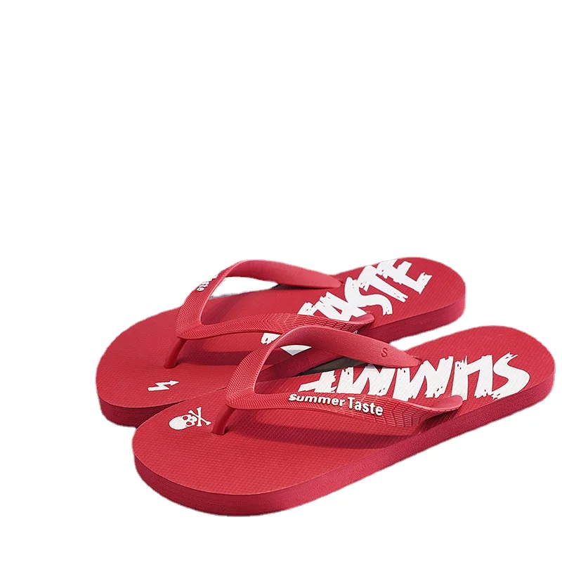 

2021 Men's Slippers Summer Flip-Flops Non-Slip Sandals Trendy Fashion Comfortable Flip-Flops Beach Shoes Korean Style