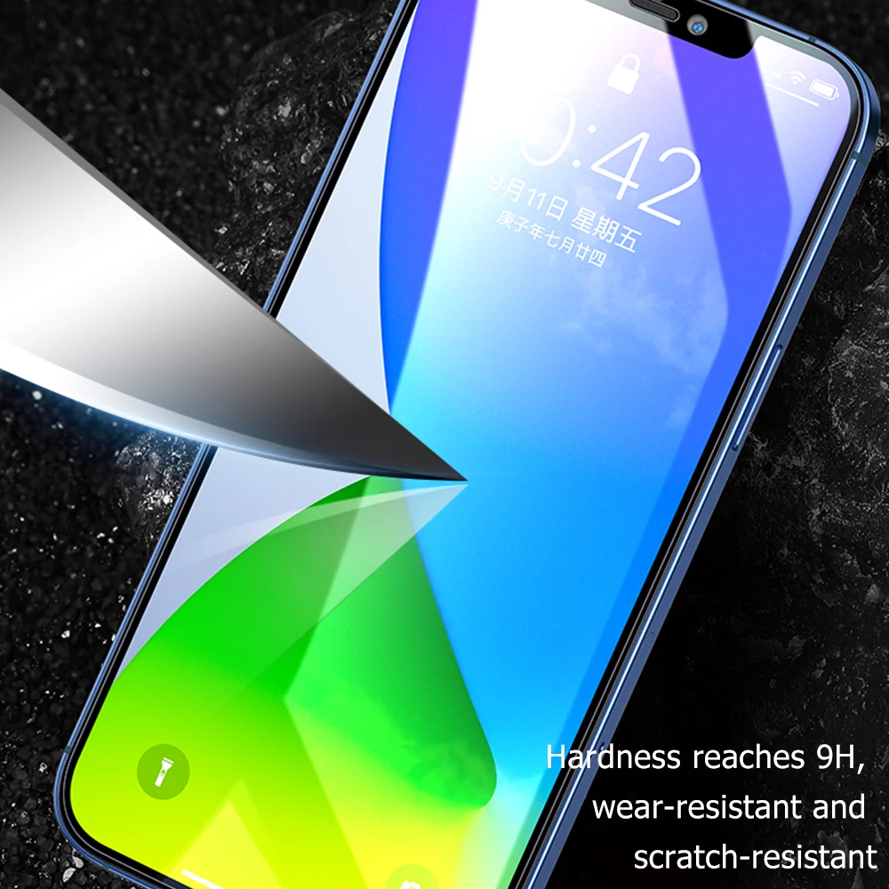 

2PCS Tempered Glass For iPhone 12 Pro Max 12 Mini Full Screen Protector Cover For iPhone 12 mini 12Pro MAx Protective Glass Film
