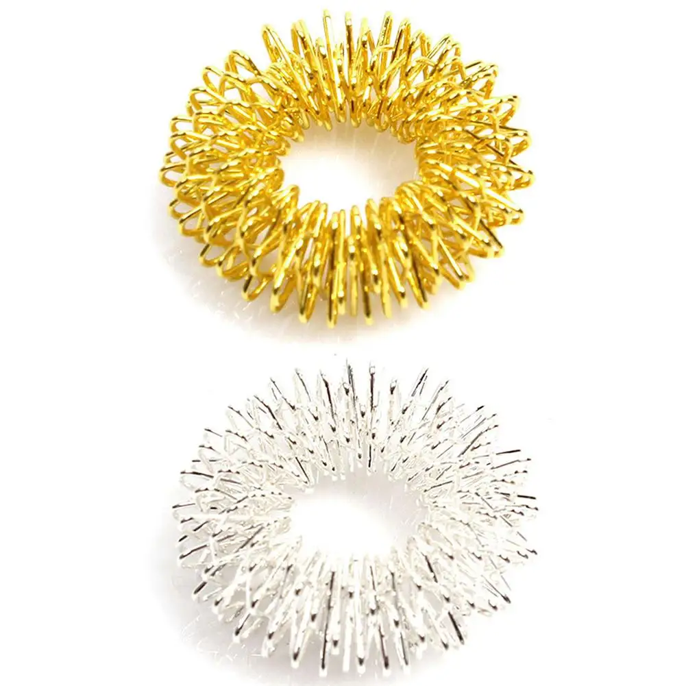 Железный массажер для пальцев пружинное кольцо рук и расслабления уход за