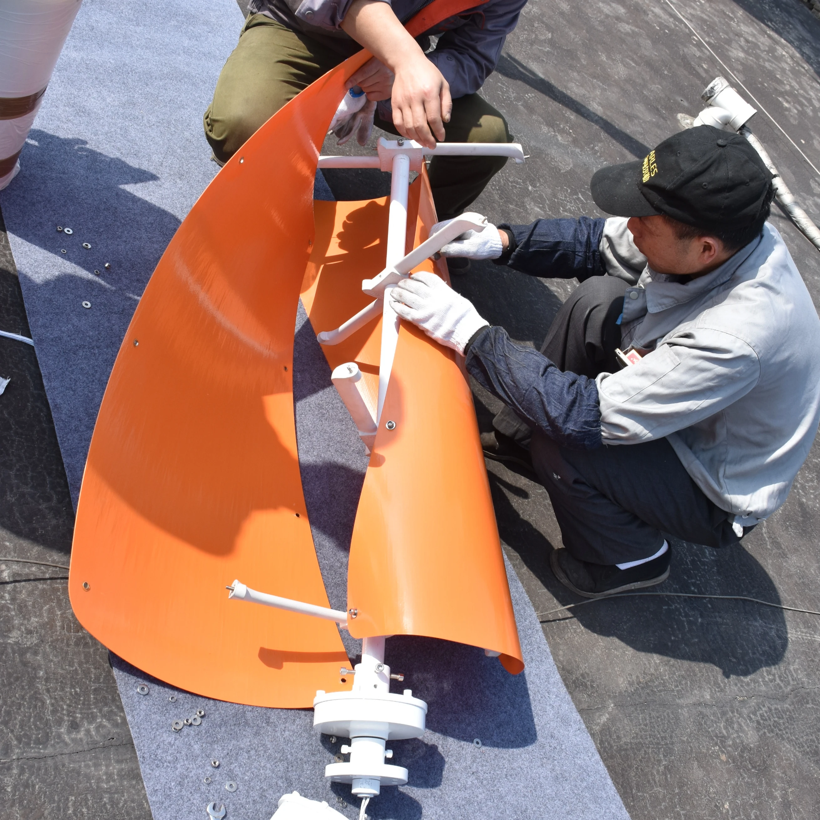 

FS 1m-2m Wind Turbine Blades For Vertical Generator Nylon Blades 24V 220V 300W 500W 600W 800W DIY Blades For Wind Generator