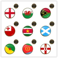 national flag ireland wales vanuatu tonga suriname scotland french guiana eritrea northern ireland brooches collar pins