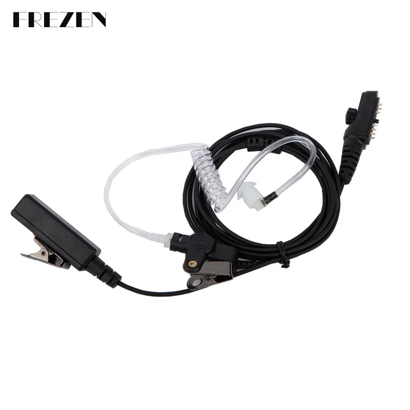 FBI Surveillance Acoustic Air Tube Earpiece Headset with Microphone For Hytera walkie talkie PD780G PD700G PD788 PD785