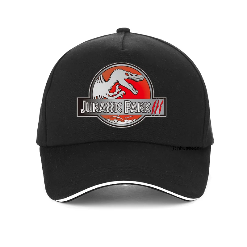 

Jurassic Park printed baseball cap, men and women, Jurassic Park printed baseball cap, cartoon, 100% cotton, leisure, hip-hop,