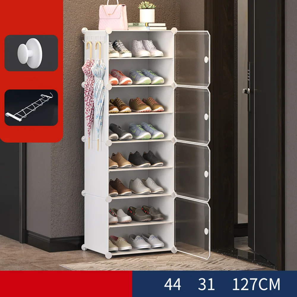 20 шт. ящики для обувных шкафов пластиковая прозрачная стойка обуви помещается