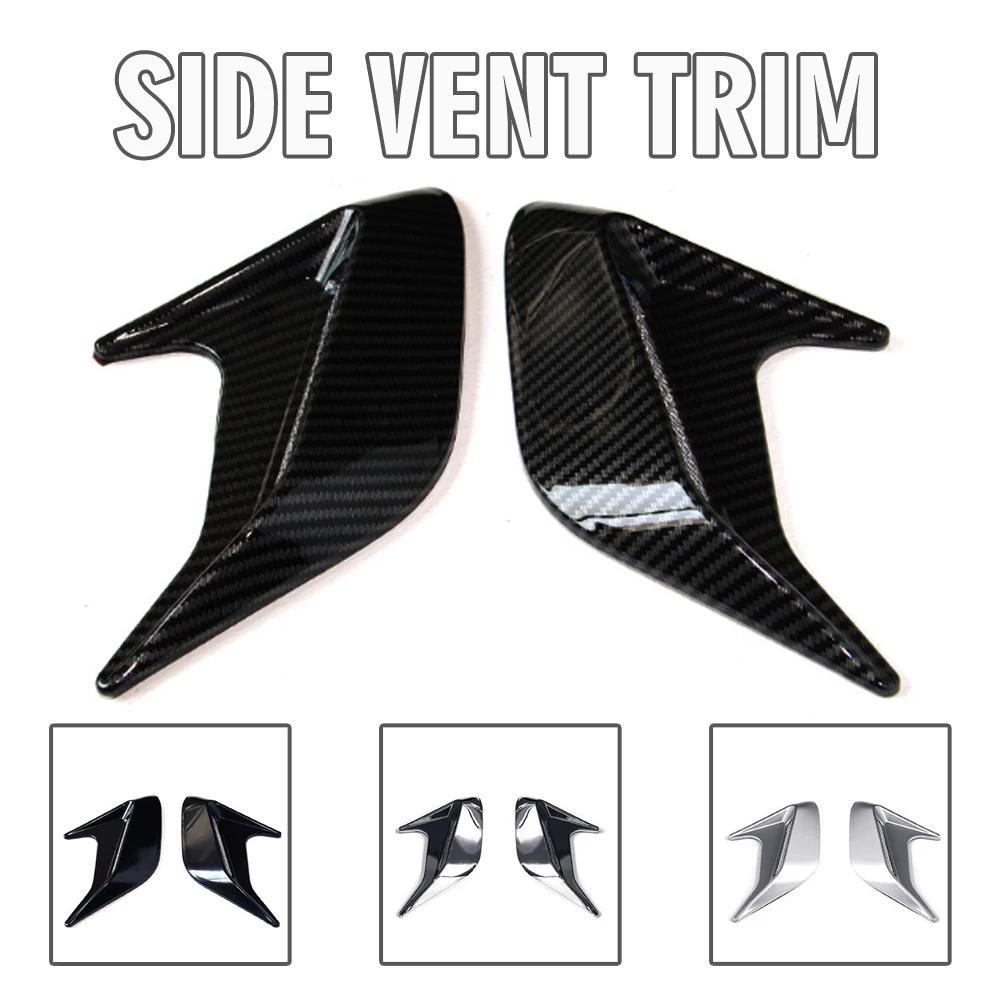 

Mayitr 2 шт. углеродное волокно автомобильное вентиляционное отверстие крыло боковая наклейка автомобильная решетка вентиляции универсальны...