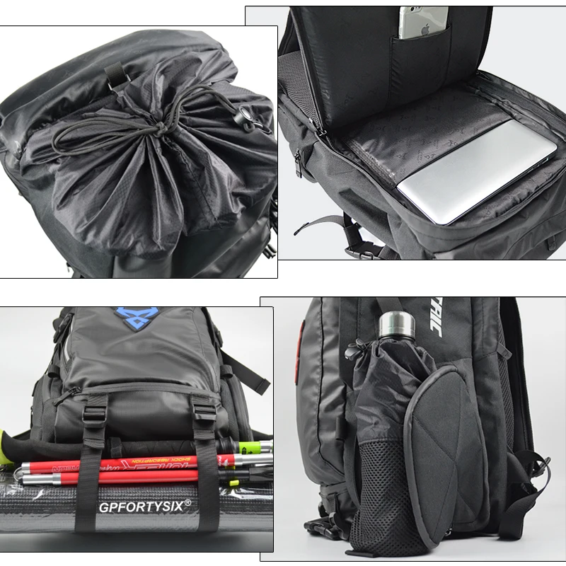 

Waterproof Oxford Motorcycle Rear Seat Bag Saddle / Tail Bag Breathable Motorcycle Bags Multi-function Motocross Riding Backpack