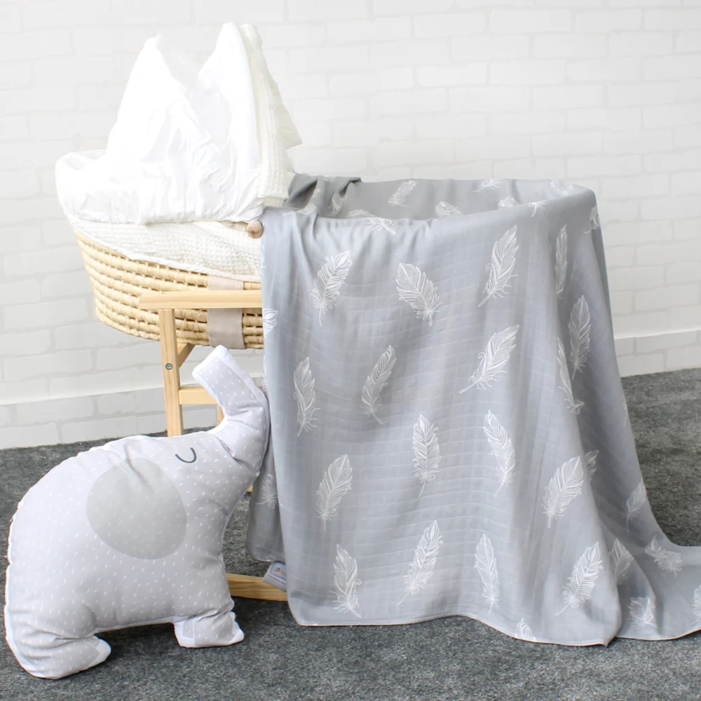 Детское одеяло 70% бамбук 30% хлопок 120x120 см|Одеяла и пеленки| |