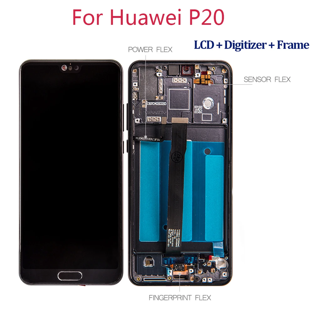 

2240x1080 5.8" For Huawei P20 LCD Display Touch Screen Digitizer Assembly For Huawei P20 LCD EML-L29 EML-L22 EML-L09 EML-AL00