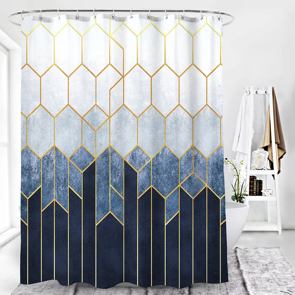 

Marble Pattern Bath Curtain Waterproof Shower Curtains Curtain for Bathroom Curtains Firanki Vorhang Tende Bathroom Tende Tapis