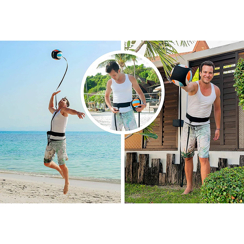 

Volleyball Training Equipment Aid Practice solo practice Beginners trainer Pro Perfect Volleyball Gift Adjustable Elastic rope
