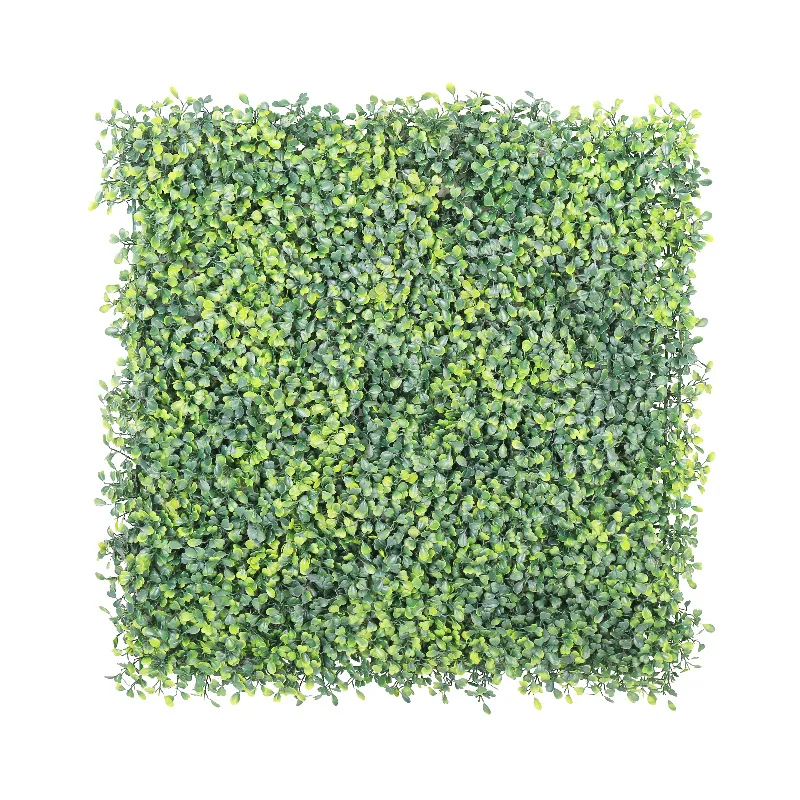 

Artificial Green Wall 4-Layer Sunscreen 50*50 Milan Grass Wall Background Decoration Wholesale UV-Resistant Plastic Turf