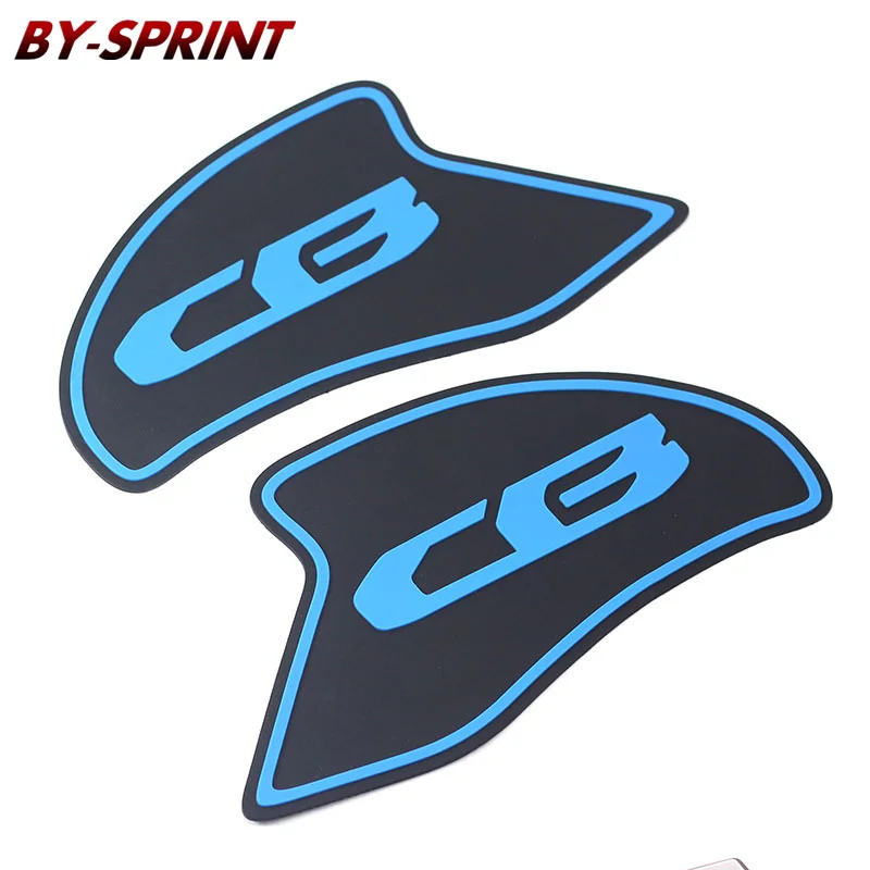 

Motorcycle Anti Slip Tank Pad Side Protector Sticker Gas Knee Grip Tank Traction Side Pad Decals For Honda CB300R CB650R 19-20