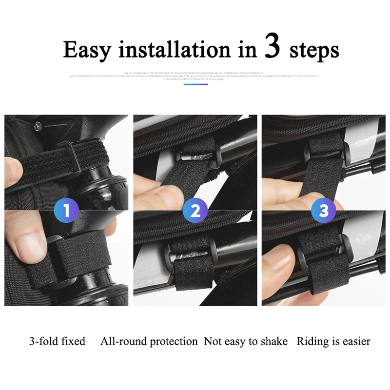 Sireck 6 5 дюймов велосипедная сумка велосипед с сенсорным экраном Передняя труба