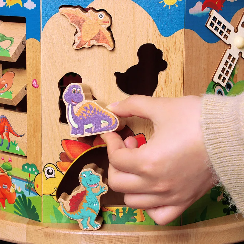 Девятислойный динозавр многофункциональная бусина Коробка С Сокровищами