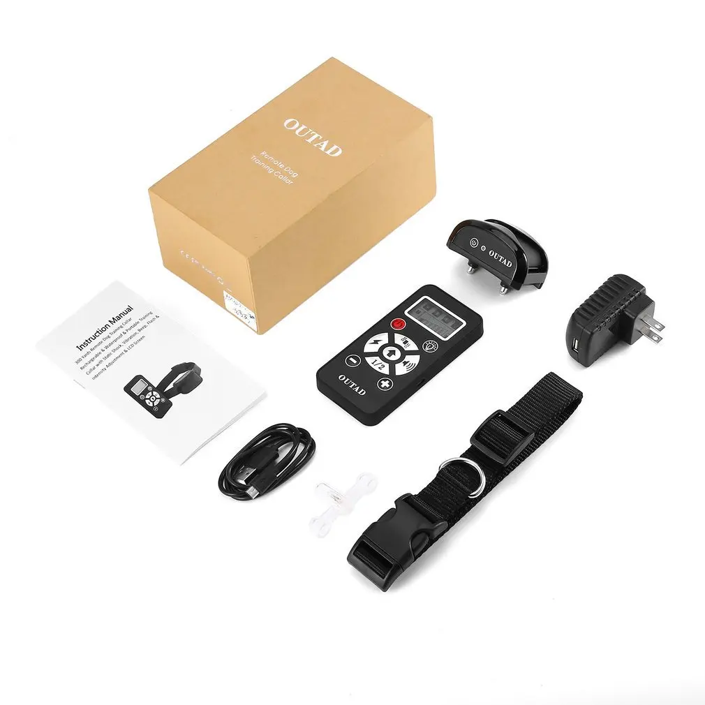 

Дистанционный тренировочный ошейник для собак 800 м с автоматической защитой от кора без электрического удара безопасно и гуманно