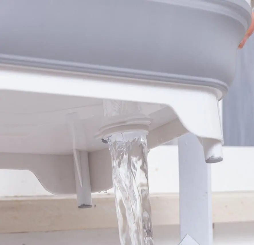 

Explosive Multifunctional Foldable Cutting Board Vegetable Basin Folding sink Drain Basket Travel Outdoor Camp Portable Basin