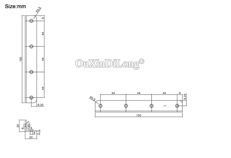 

Brand New 10PCS "L" 304 Stainless Steel Furniture Corner Braces Joint Right Angle Brackets Board Frame Shelves Support Connector