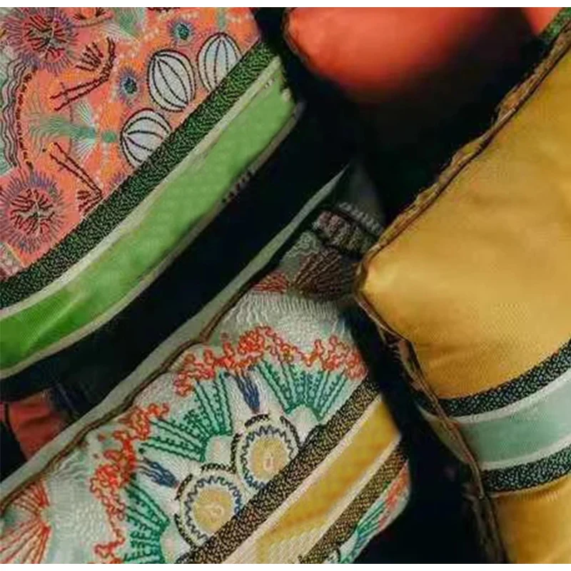 Модный чехол для подушки Diphylleia с вышивкой Роскошный на поясницу Шикарный декор |