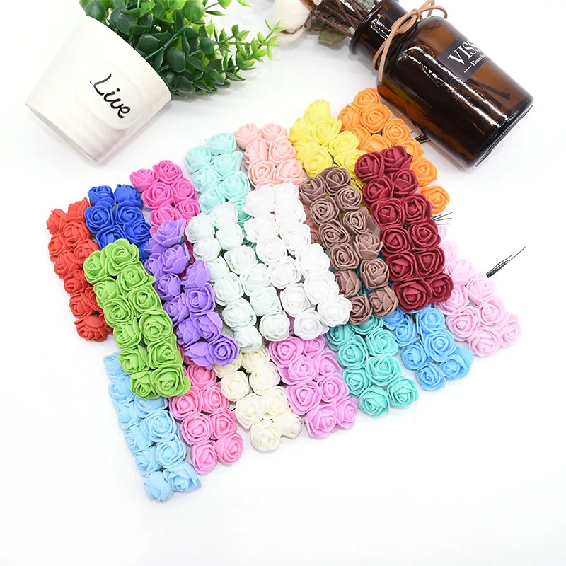 Искусственный цветок розы из пенопласта 144 дюйма 2 см для украшения свадебного