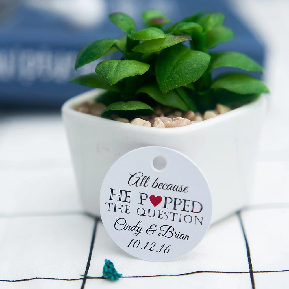 200 шт. круглых этикеток из крафт/белой бумаги размером 3,5 см для свадебных праздничных ярлыков милых призов для невесты на свадьбу с конфетами и медом.