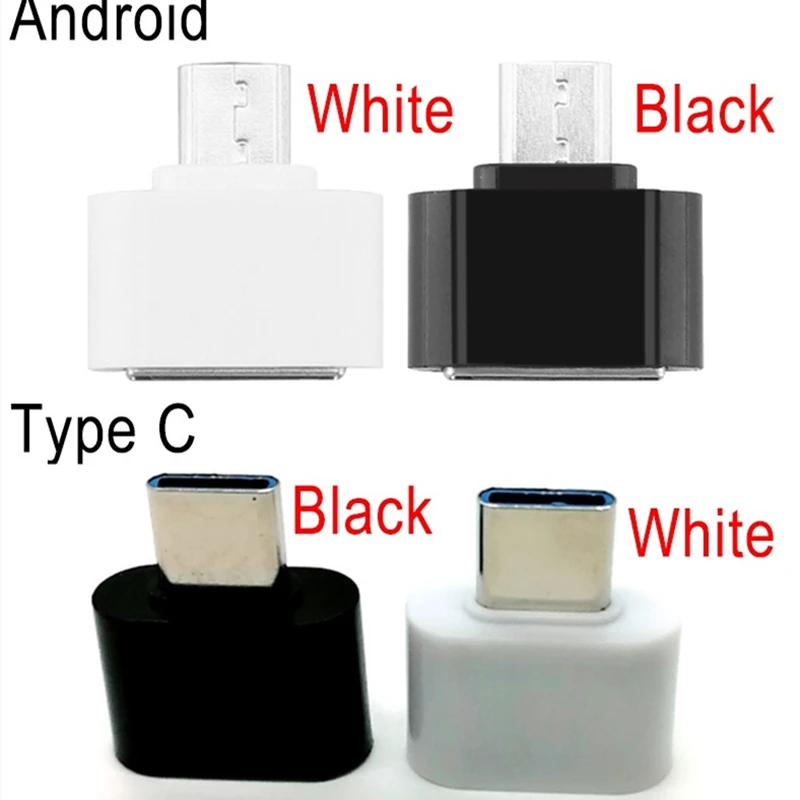 10 шт. Micro usb type-C OTG разъем адаптера для samsung huawei Phone Tablet PC мыши клавиатуры аксессуары
