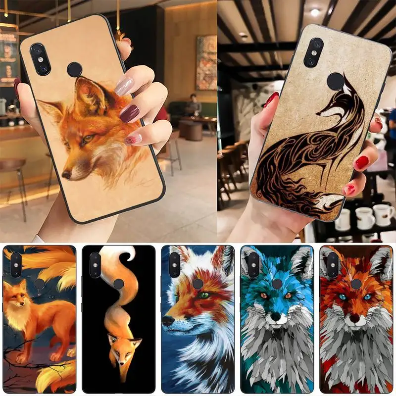 

Flaming Fox Phone Case For Redmi 9A 8A 7 6 6A Note 9 8 10 8T Pro Max 9 K20 K30 K40 Pro PocoF3 Note11 5G Case