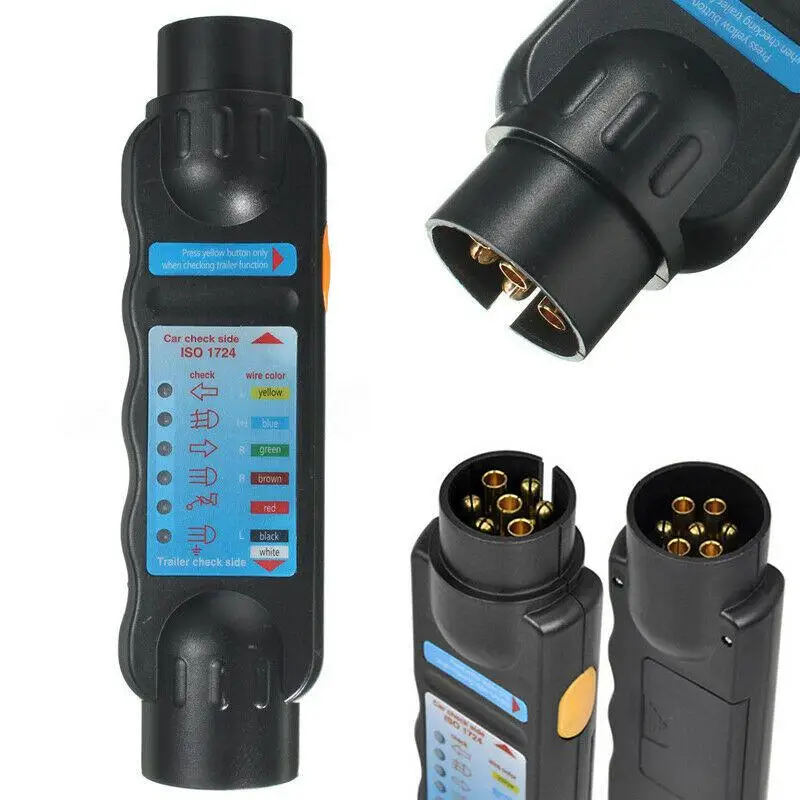 DC 12V 7 Pin буксировочная вилка караван разъем пластиковые диагностические