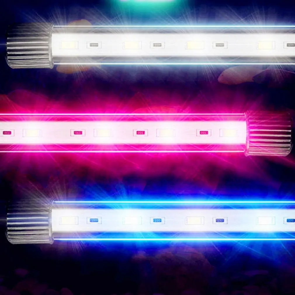 Аквариумный светодиодный светильник высокий яркий амфибиус погружной