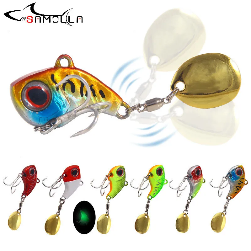 

Vibration Fishing Lure Weights 9-22g Metal Fish Bait Whopper Fishing Bait Spinner Bait Articulos De Pesca Tackle Isca Artificial
