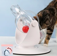 funny cat toy turntable ball puzzle interactive toy for cats kitten training amusement rotating space cup cat accessories