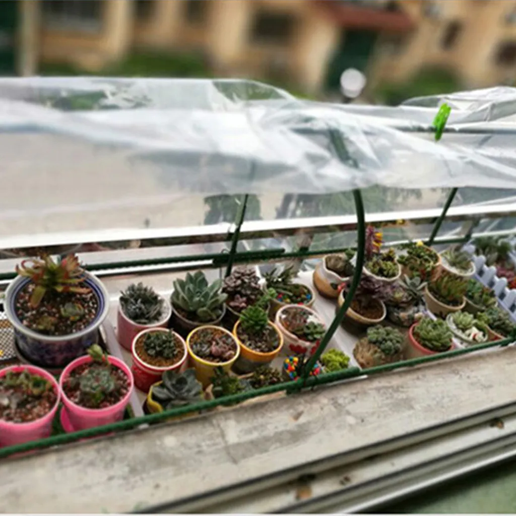 Garden Poly Tunnel Greenhouse Plants Cover Protector Roof Panels Foil Hothouse Plastic Film Without Shelf #F5 | Дом и сад