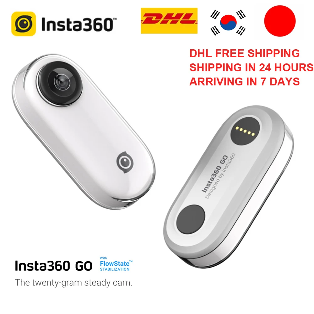 Спортивная Экшн камера Insta360 GO Camear Insta 360 Go 1080P стабилизированная AI