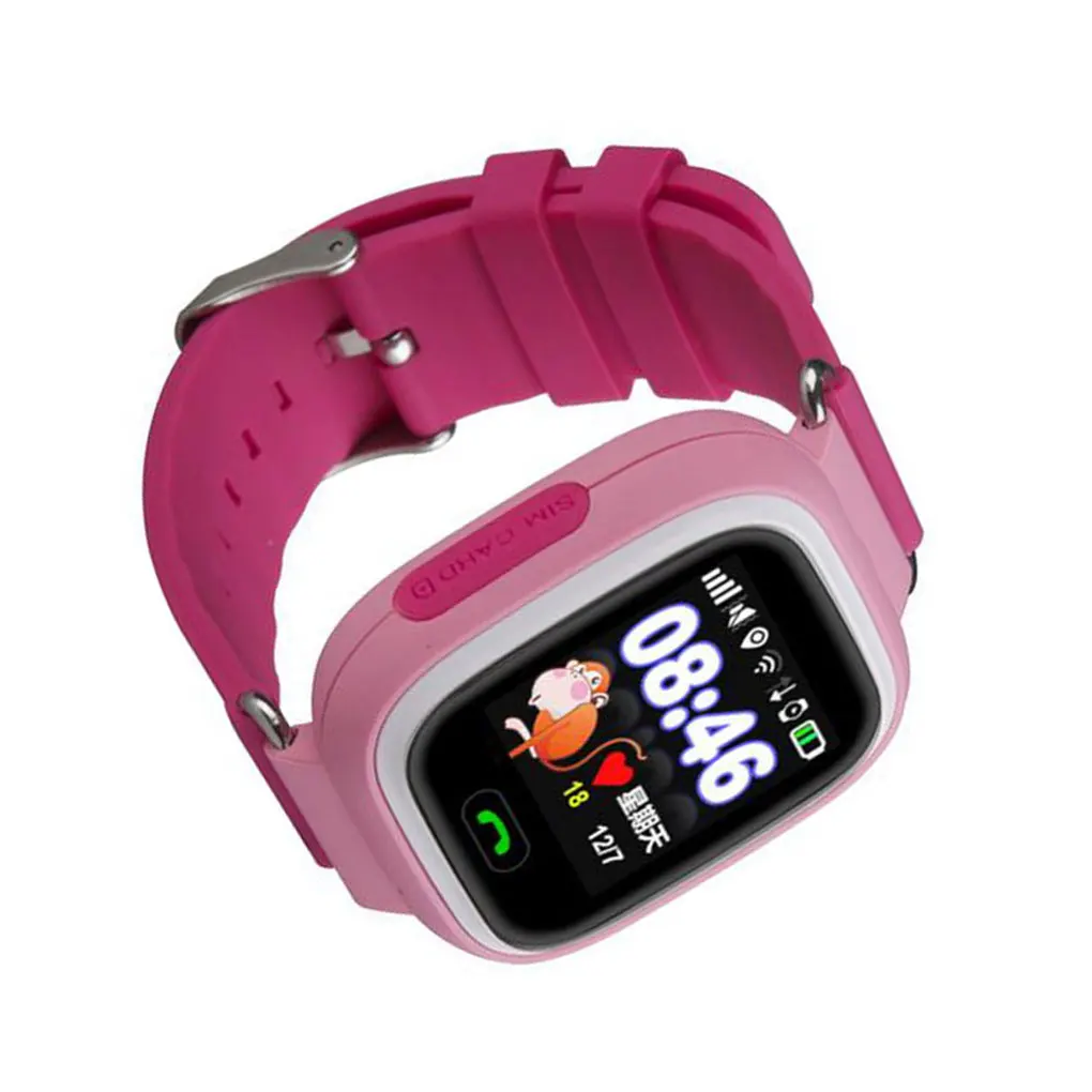 Q90 gps Wi-Fi сенсорный экран gps детские анти-потери наручные часы SOS определение местоположения устройства трекер умные часы английская/Русская версия