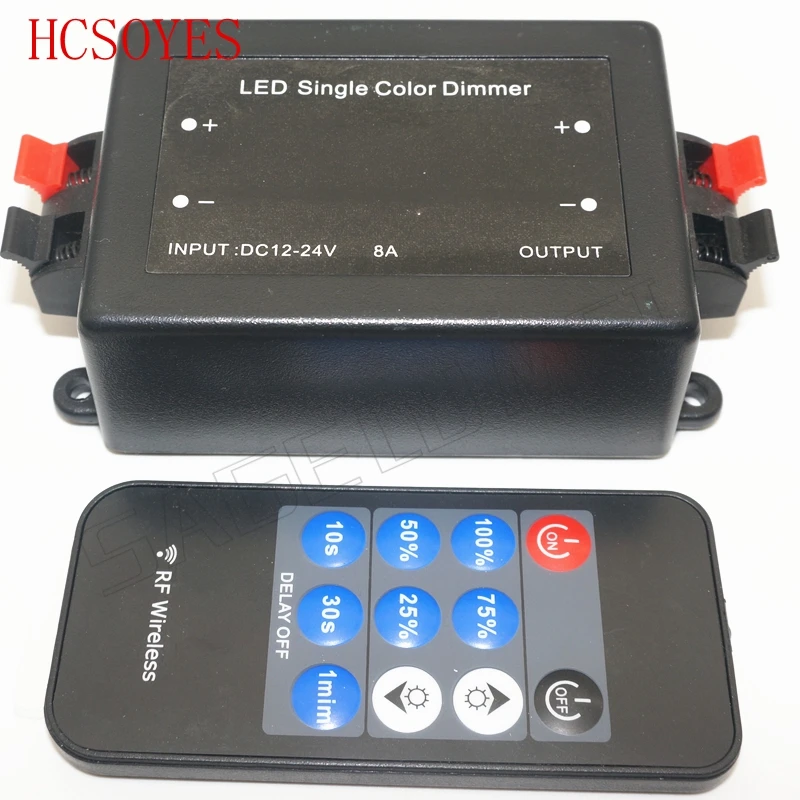 DC12V 24V RF беспроводной 11 кнопочный пульт дистанционного светодиодный светодиодной