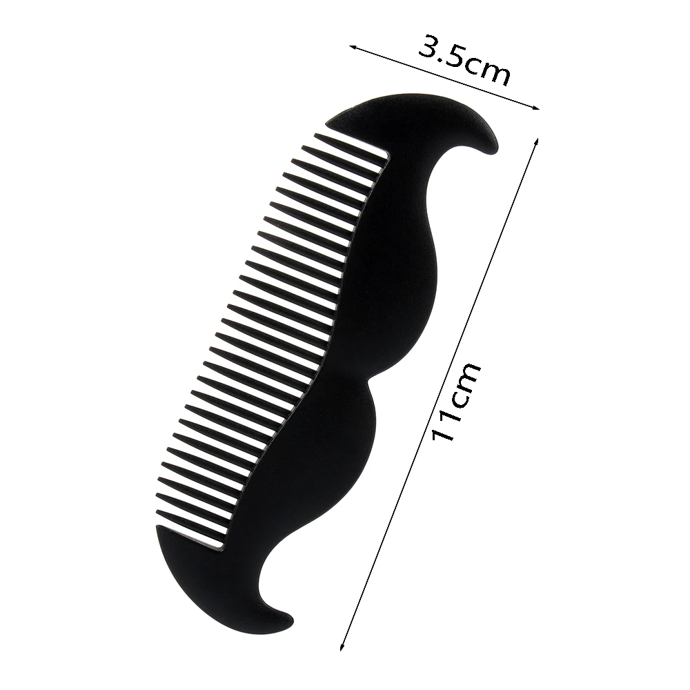 1 шт. черная щетка для волос мужчин и женщин ручная работа карманный зажим усы