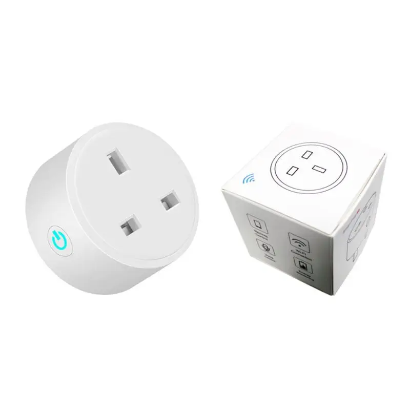 

UK Plug 13A Wifi Smart Plug Power Switch Outlet Home Wireless Socket Power Count