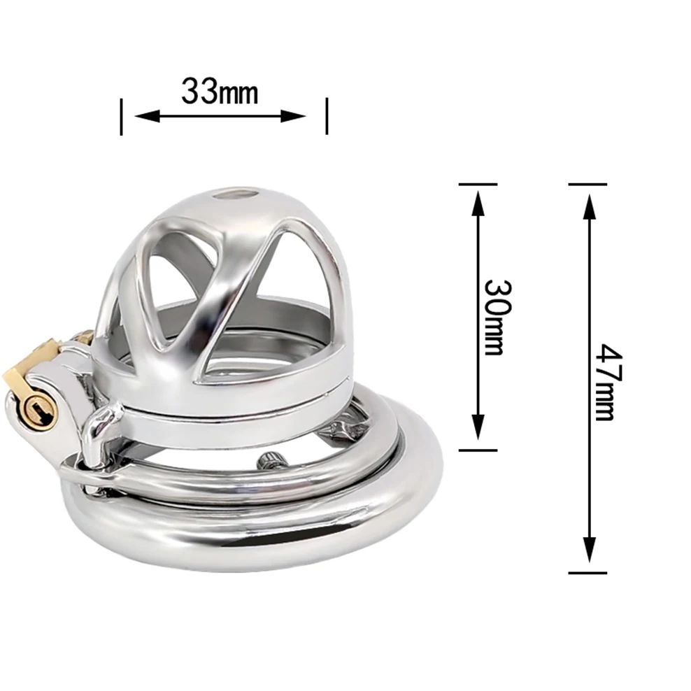 Устройство верности FAAK для мужчин клетка пениса из нержавеющей стали с кольцом