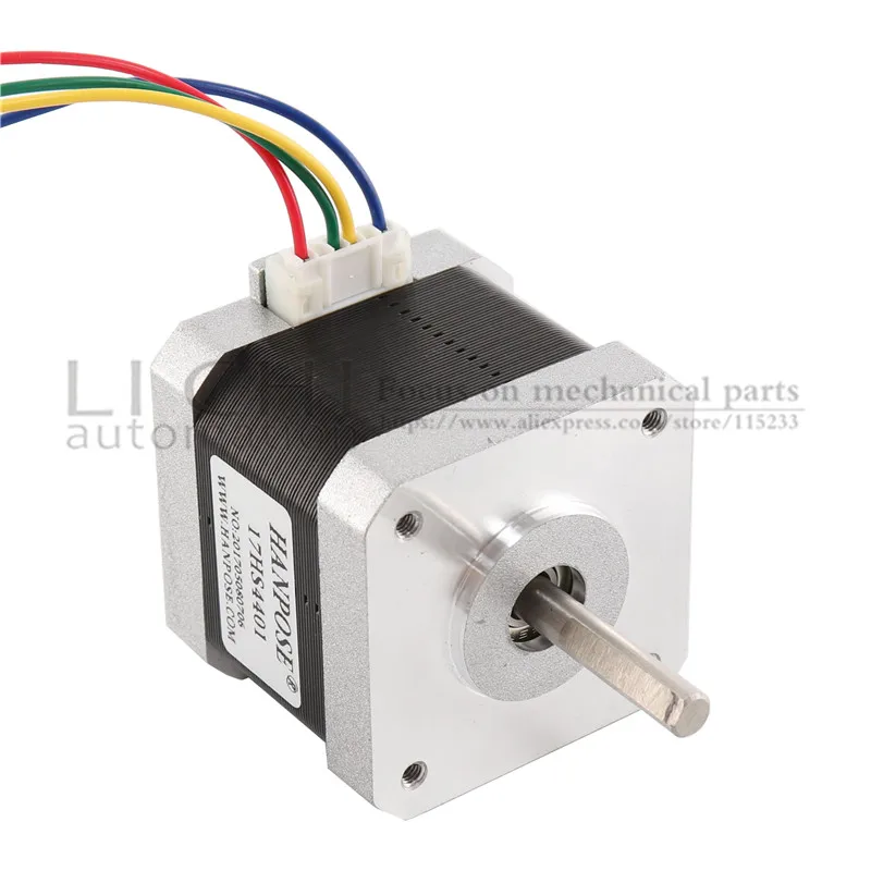 Шаговый электродвигатель Nema 17 42bygh 1.7A (17HS4401) 4 свинца 5 шт.|nema motor|nema17 stepper motorstepper motor 42