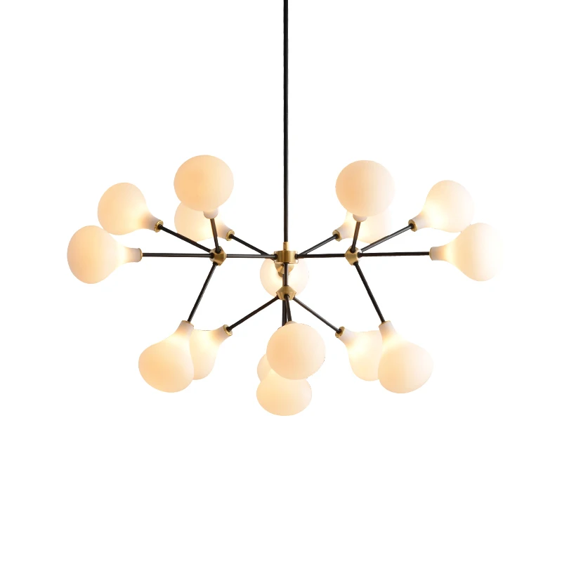 Люстра в скандинавском стиле современное освещение для кухни островка домашнее