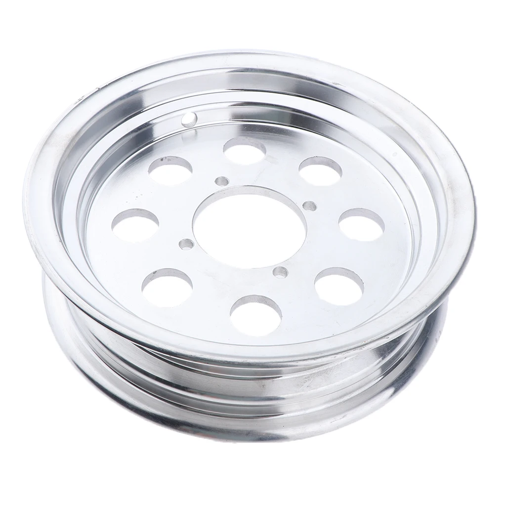 10 inch Motorbike Tubeless Rim Wheel for Honda Mini Trail 50 Bike ATV (Silver) |