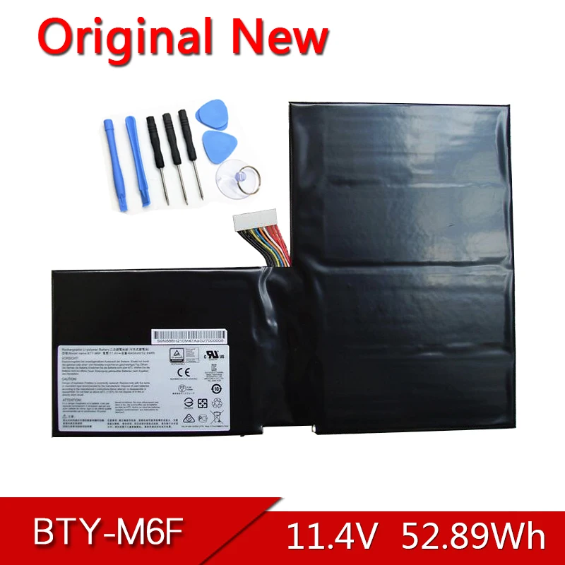 

BTY-M6F NEW Original Laptop Battery For MSI GS60 2PC 2PE 2PL 2QC 2QD 2QE 6QC 6QE MS-16H2 16H4 16H6 11.4V 52.89Wh Batteries