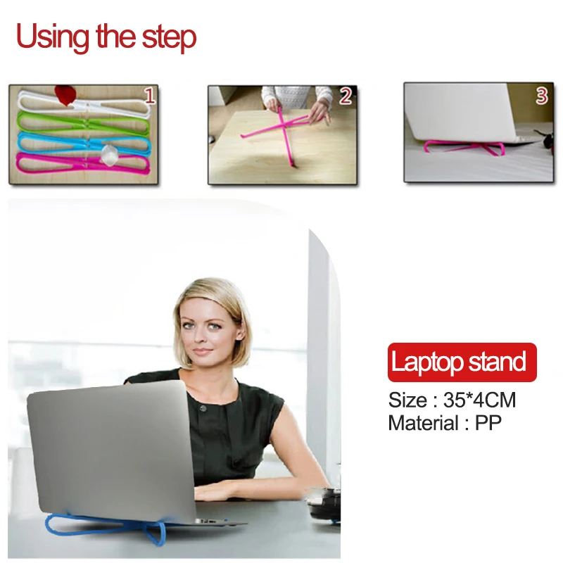 

4 Colors Portable Universal notebook stand Non-slip Heat Dissipation Bracket X-type Cooling Laptop Stand Holder Accessories
