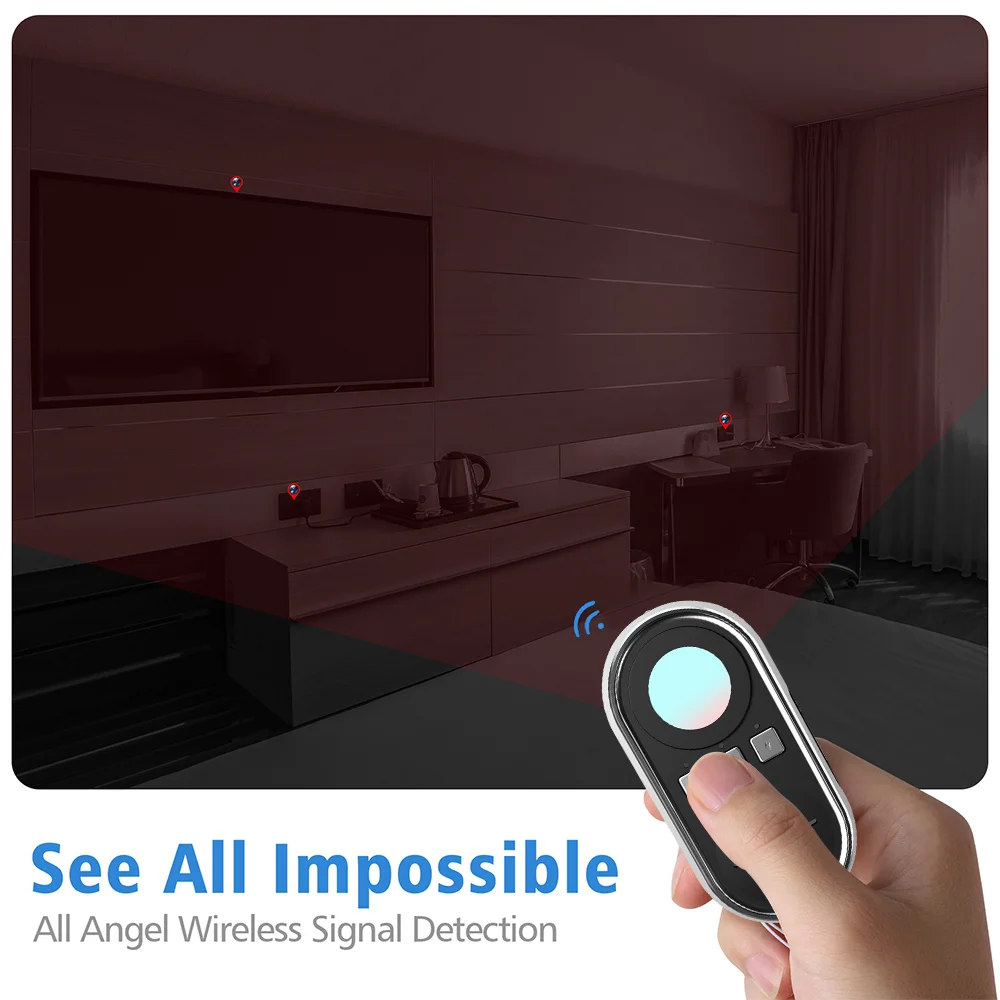 s200 portable hidden camera detector wireless signal scanner hotel anti spy prevent monitoring mini finder free global shipping