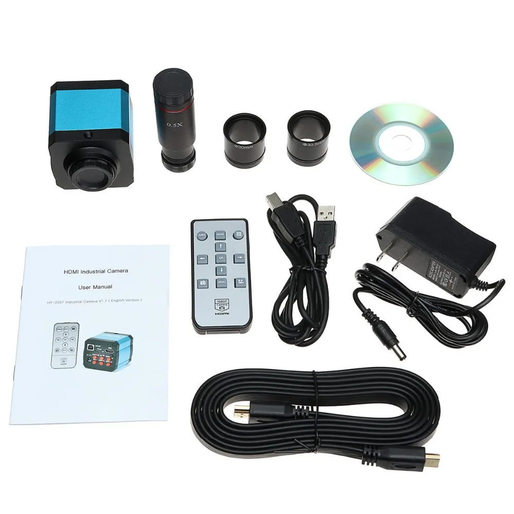 Цифровой микроскоп 16MP HDMI HD 1080P увеличительное стекло промышленная камера USB