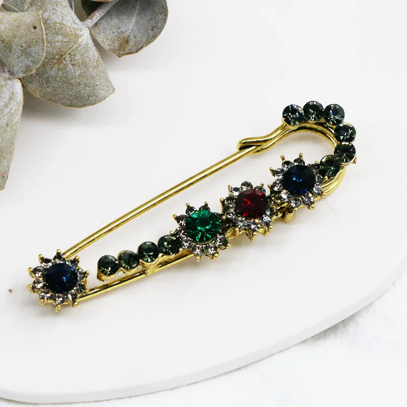 

Oriental charm new brooch creative retro big pin personality cardigan sweater shawl buckle clothing accessories L1