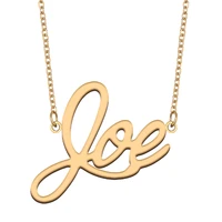necklace with name joe for his her family member best friend birthday gifts on christmas mother day valentines day