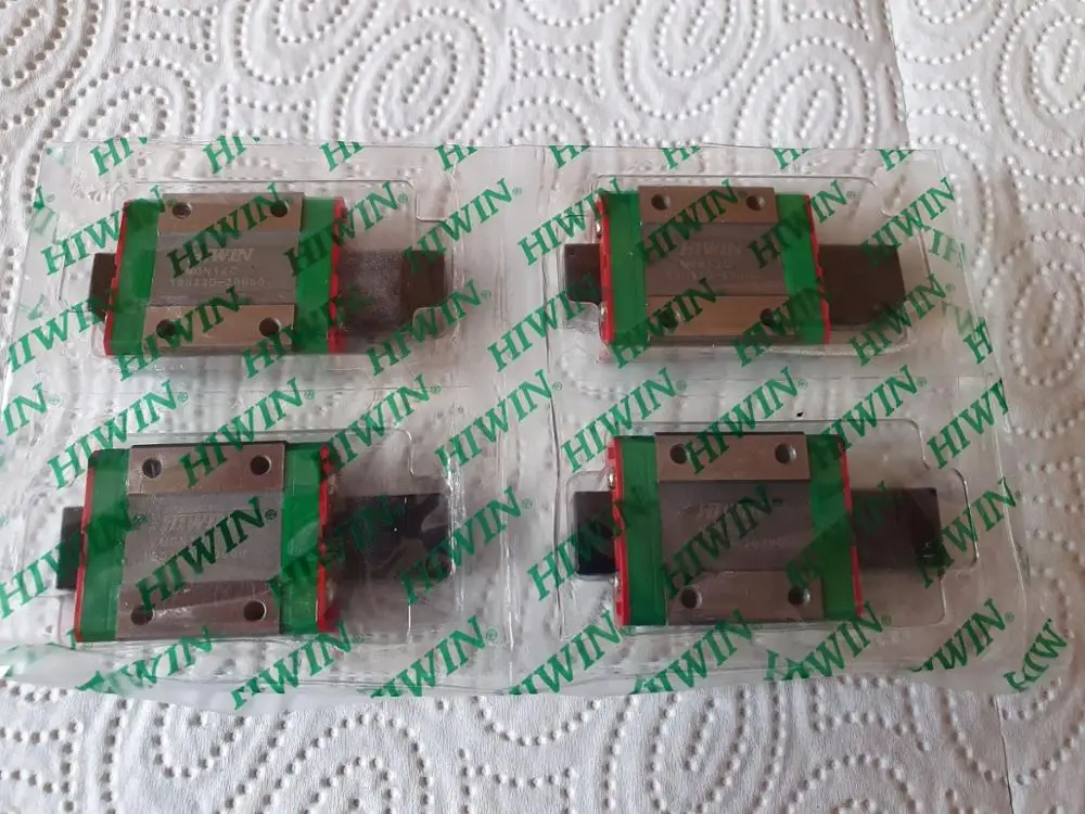 Оригинальные рельсы Hiwin MGNR12 -L 100 мм/200 мм/300 мм/330 мм/400 мм/500 мм/600 мм + 4 блока MGN12H / MGN12C