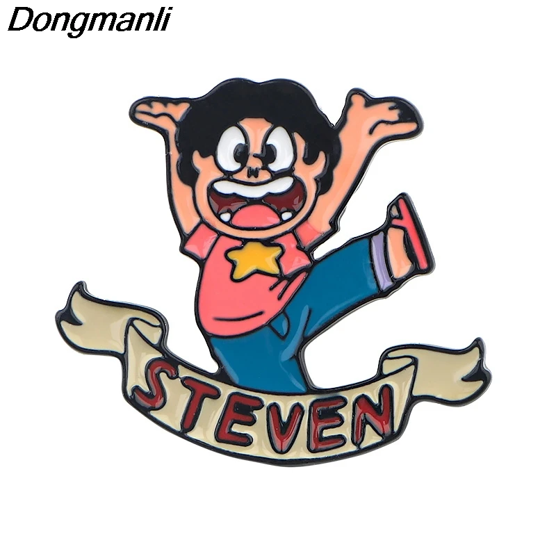 P3069 Dongmanli Steven Universe металлические эмалированные булавки и броши для женщин и мужчин нагрудные булавки рюкзак сумки шляпа значок подарки для детей