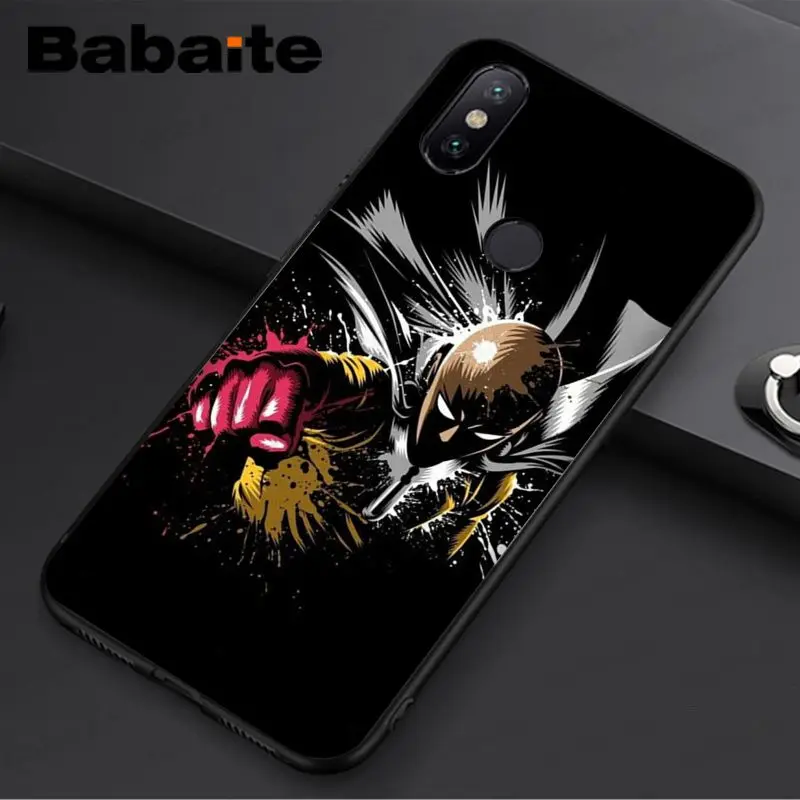 One punch man пользовательские фото мягкий чехол для телефона redmi 5plus 5A 6pro 4X note5A note6pro note7